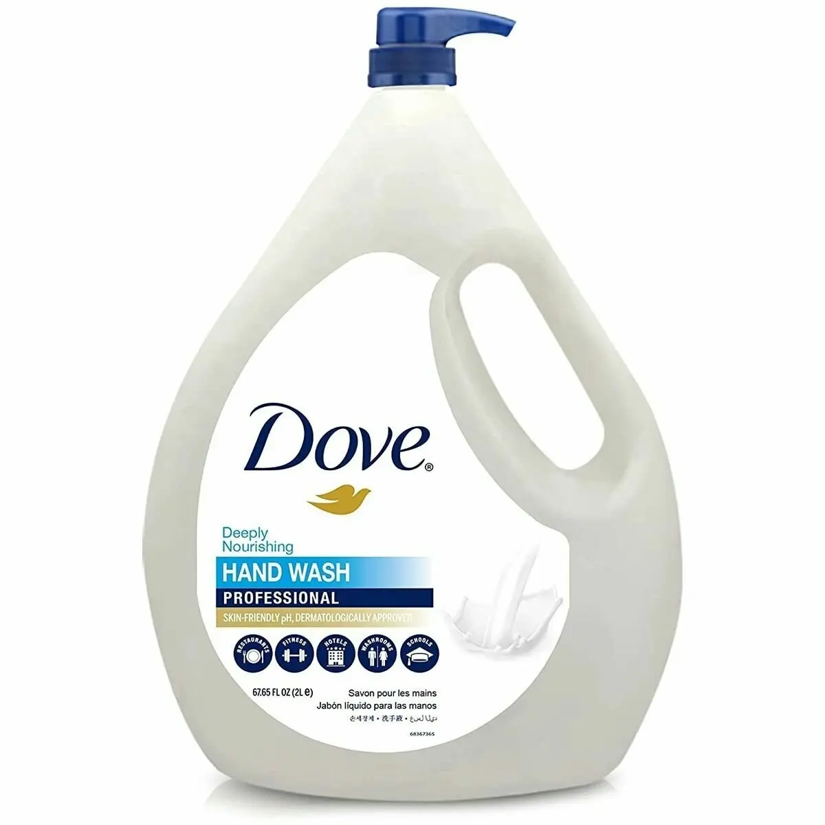 Dove 2L Deeply Nourishing Professional Hand Wash 4 Pack