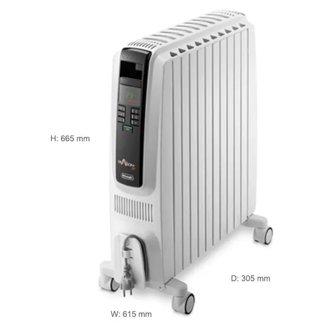 De'Longhi Dragon4 Electric Oil Column Heater