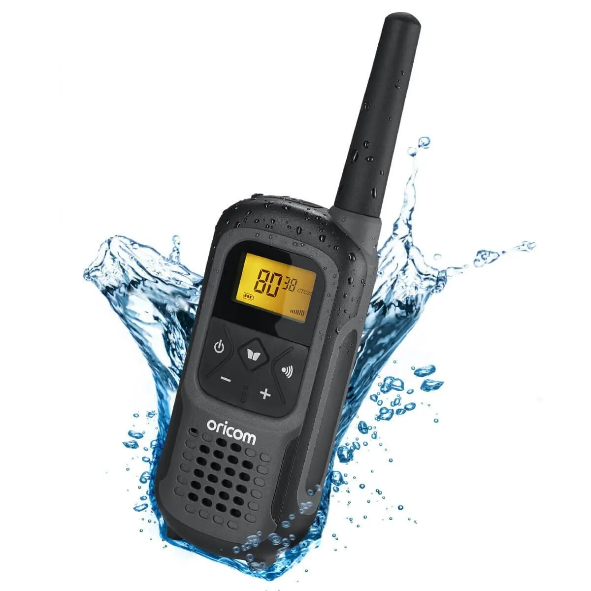 Oricom 2 Watt Waterproof Handheld UHF CB Radio Single Pack