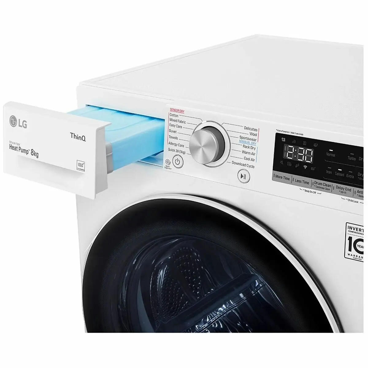 LG 8kg Heat Pump Dryer with Inverter Control