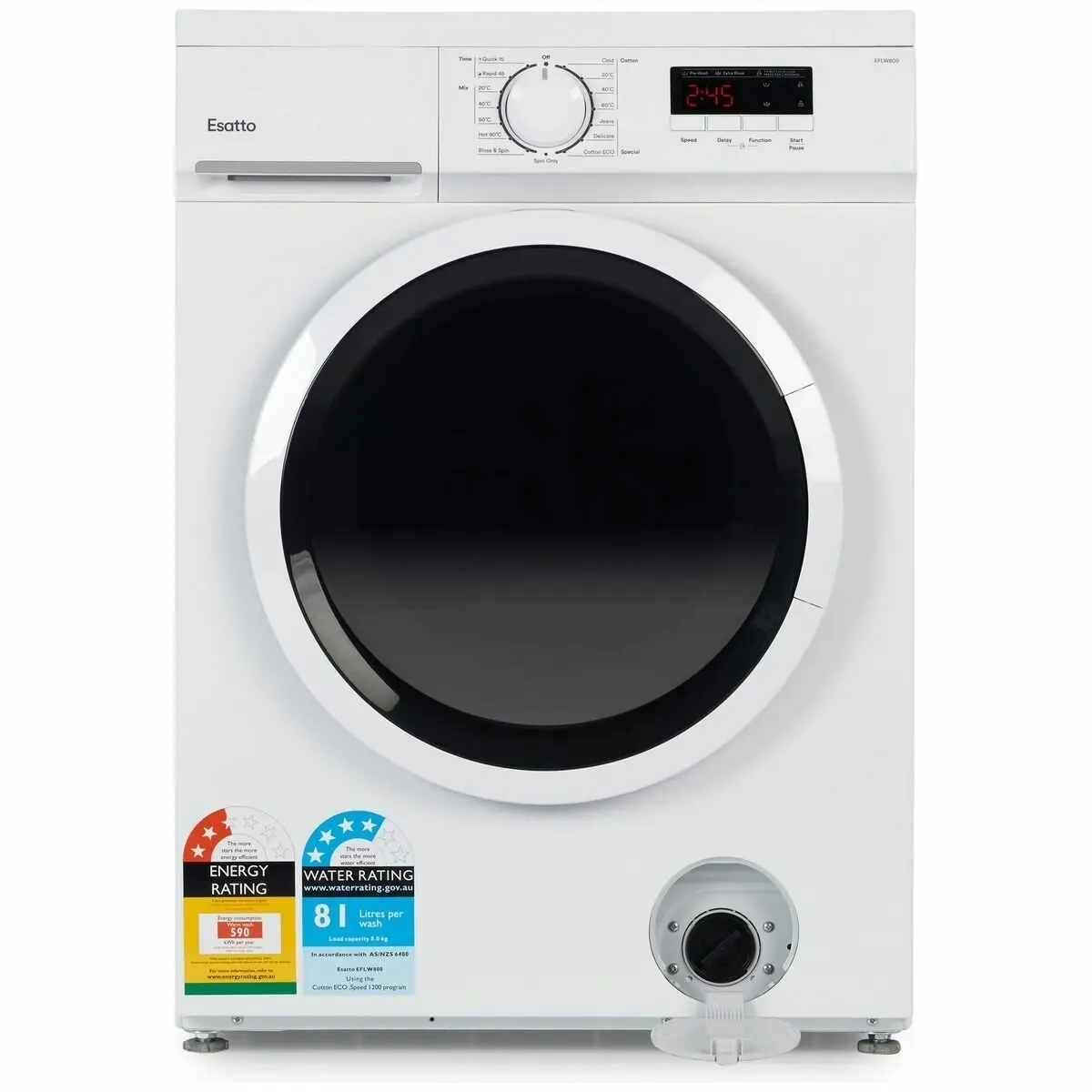 Esatto 8kg Front Load Washing Machine