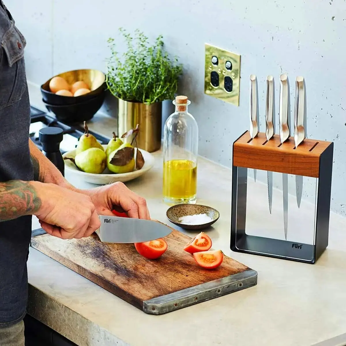 Furi Pro Limited Edition 7 Piece Knife Block Set