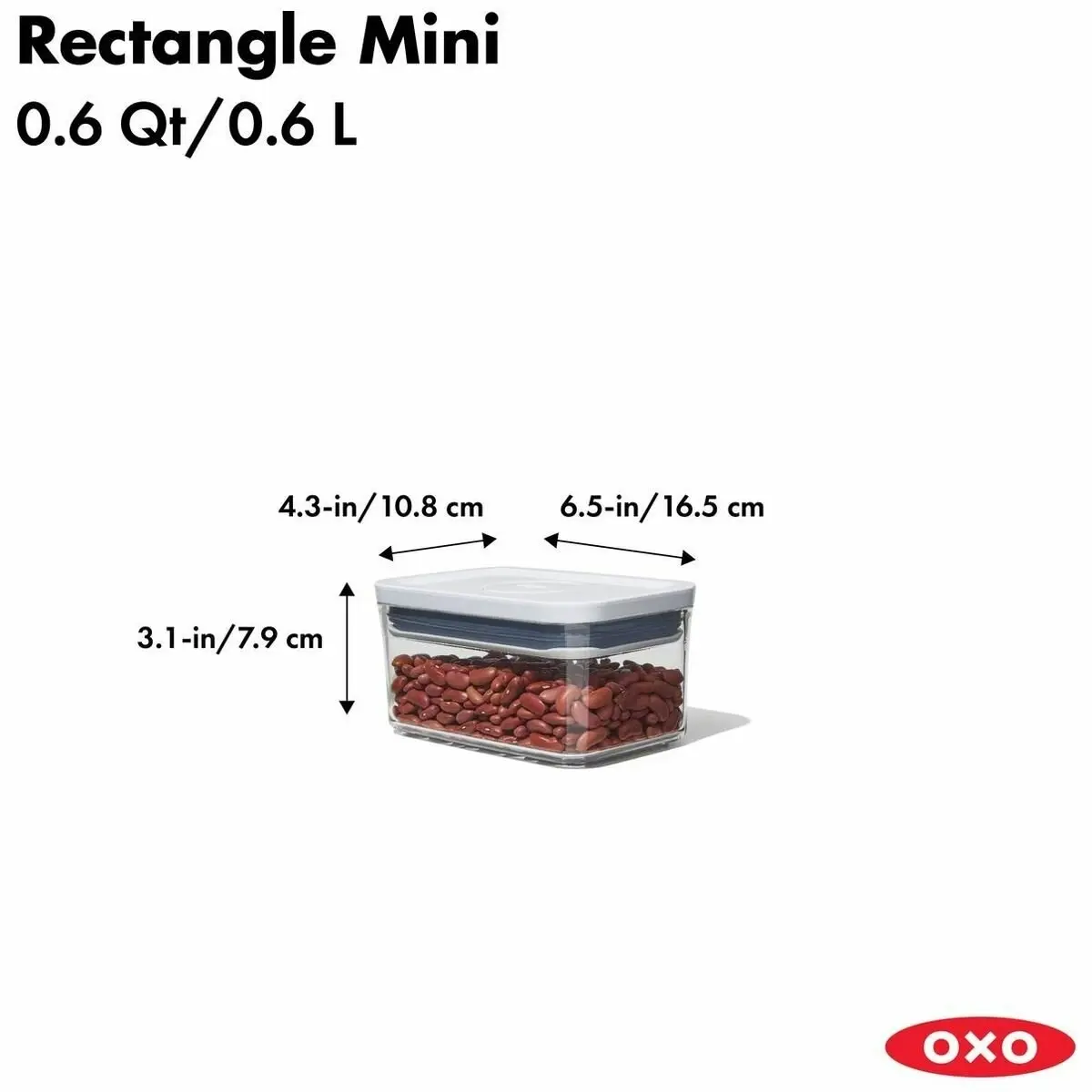 OXO POP Rectangular Containers Set