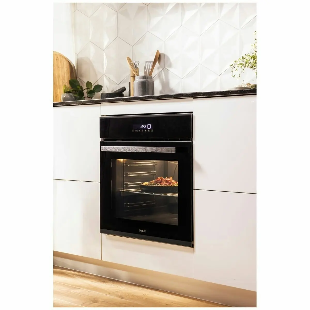 Haier 60cm Self-Cleaning Oven with Rotisserie