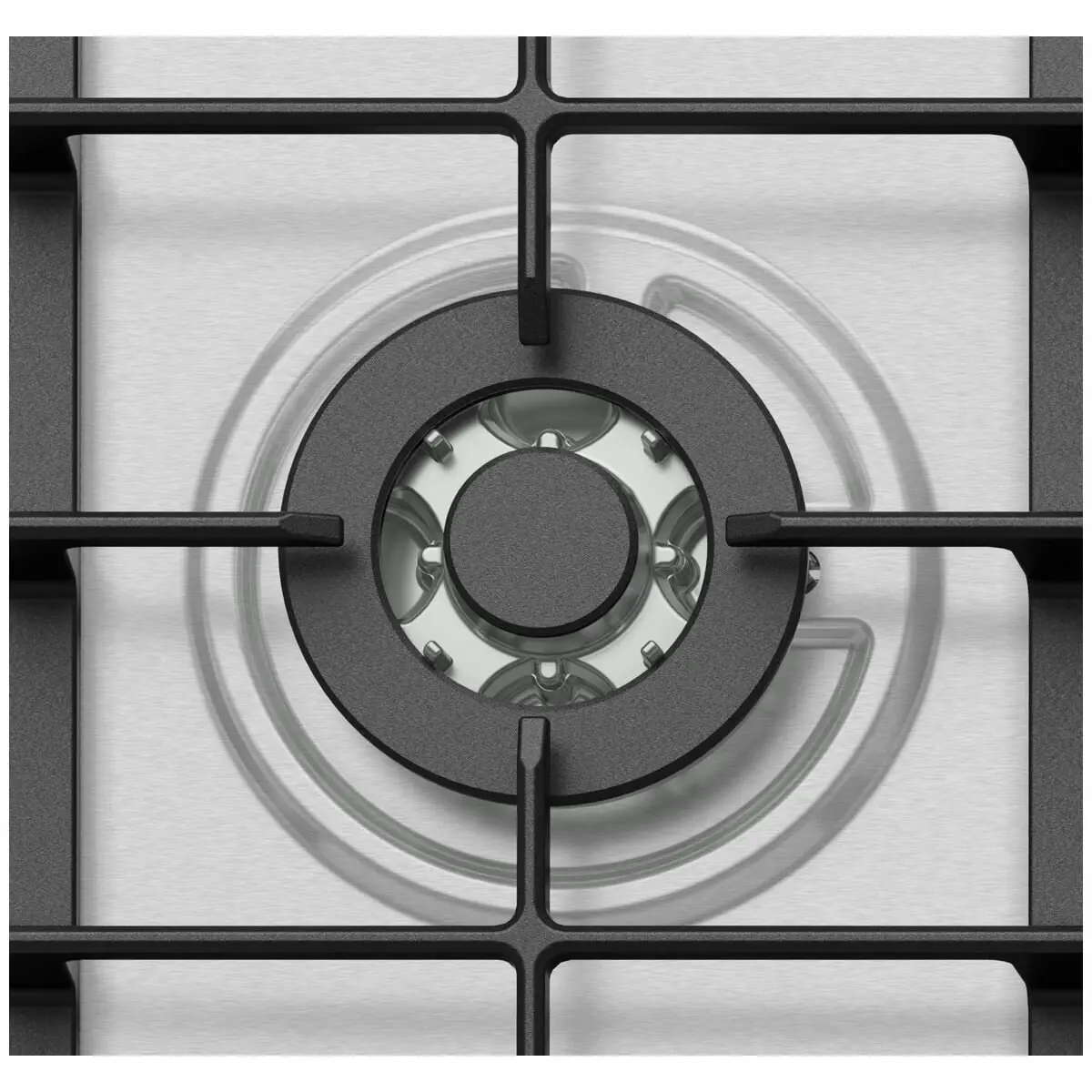 Westinghouse 90cm 5 Burner Natural Gas Stainless Steel Cooktop