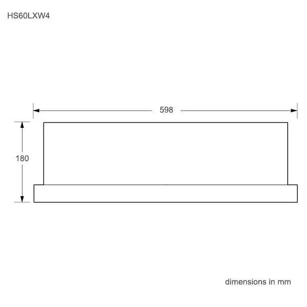 Fisher & Paykel 60cm Slideout Rangehood