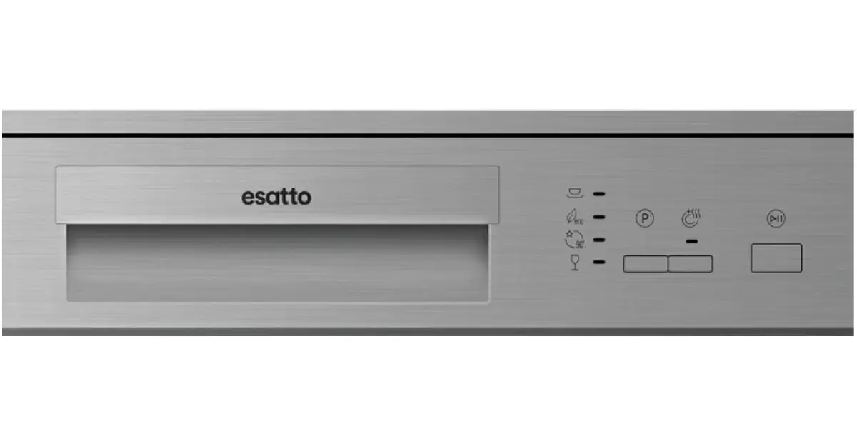 Esatto 60cm Freestanding Stainless Finish Dishwasher