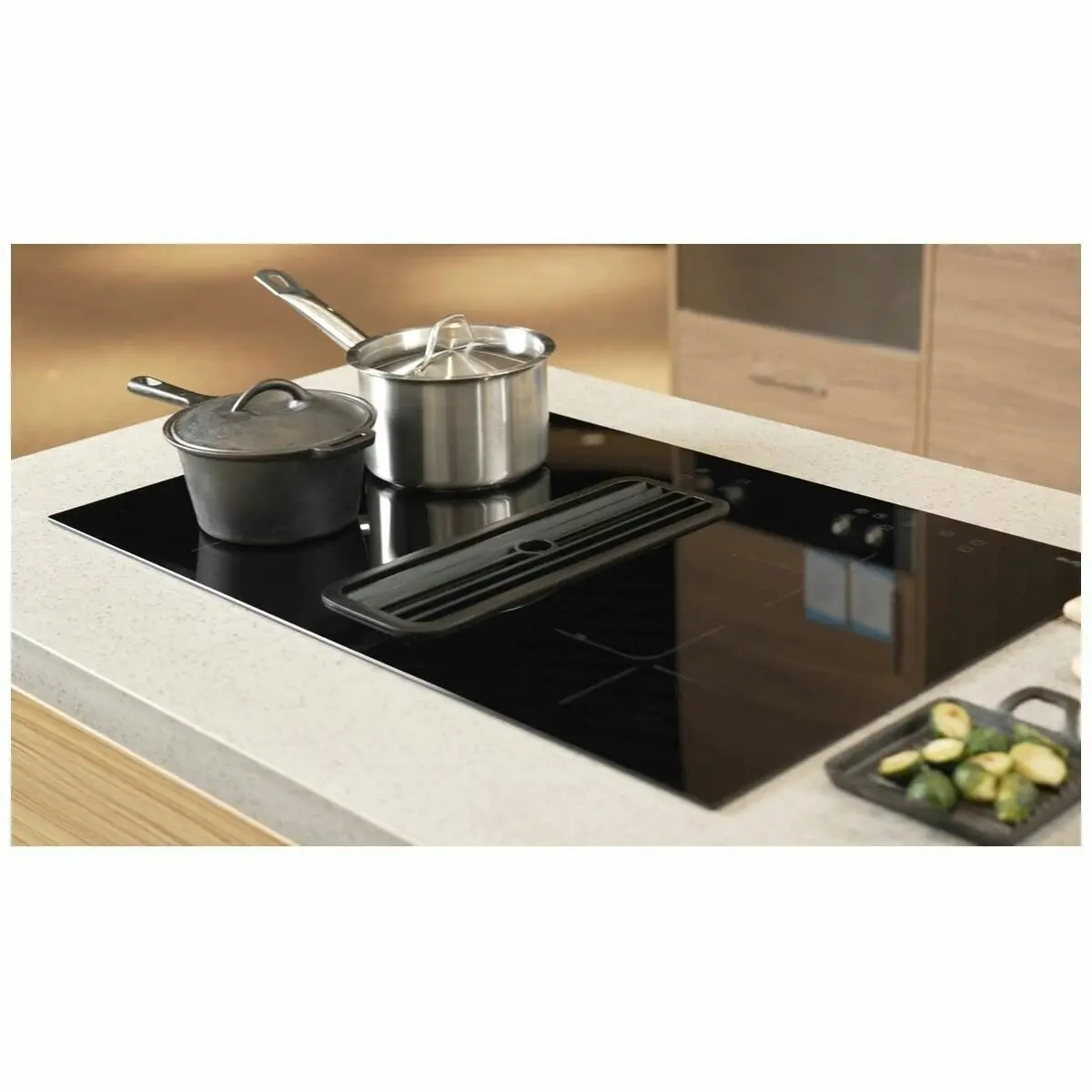 Linarie 80cm Induction Cooktop with Integrated Ventilation