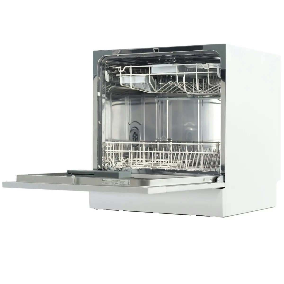 Esatto 60cm White Benchtop Dishwasher