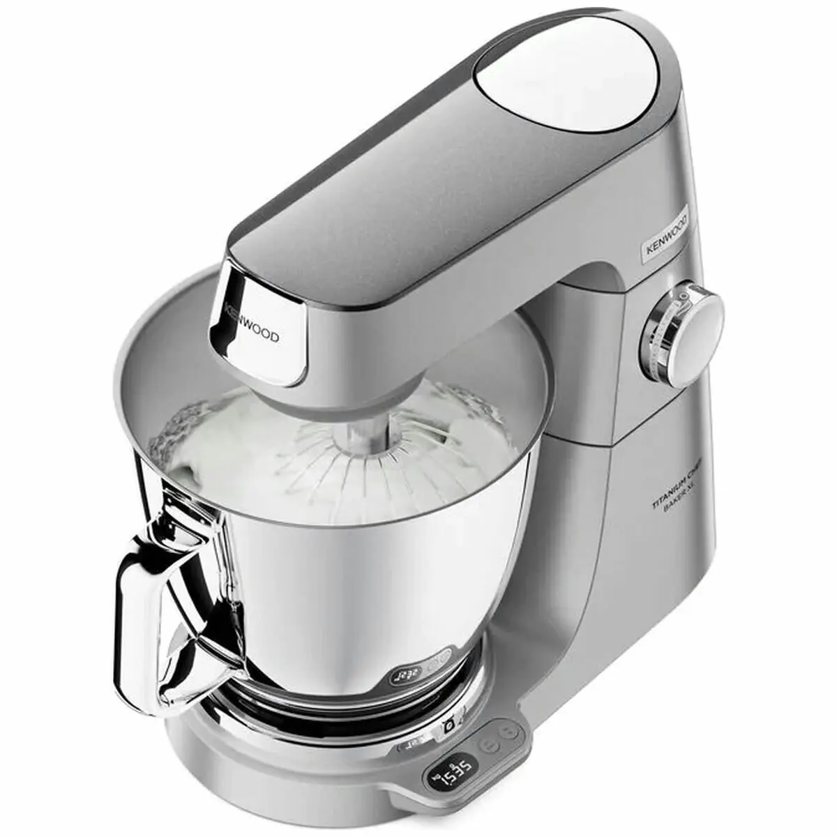 Kenwood XL Titanium Chef Baker Benchtop Mixer Silver