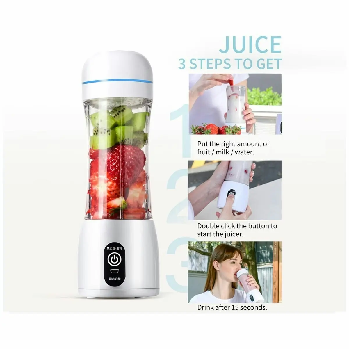 Soga Mini Handheld Juicer