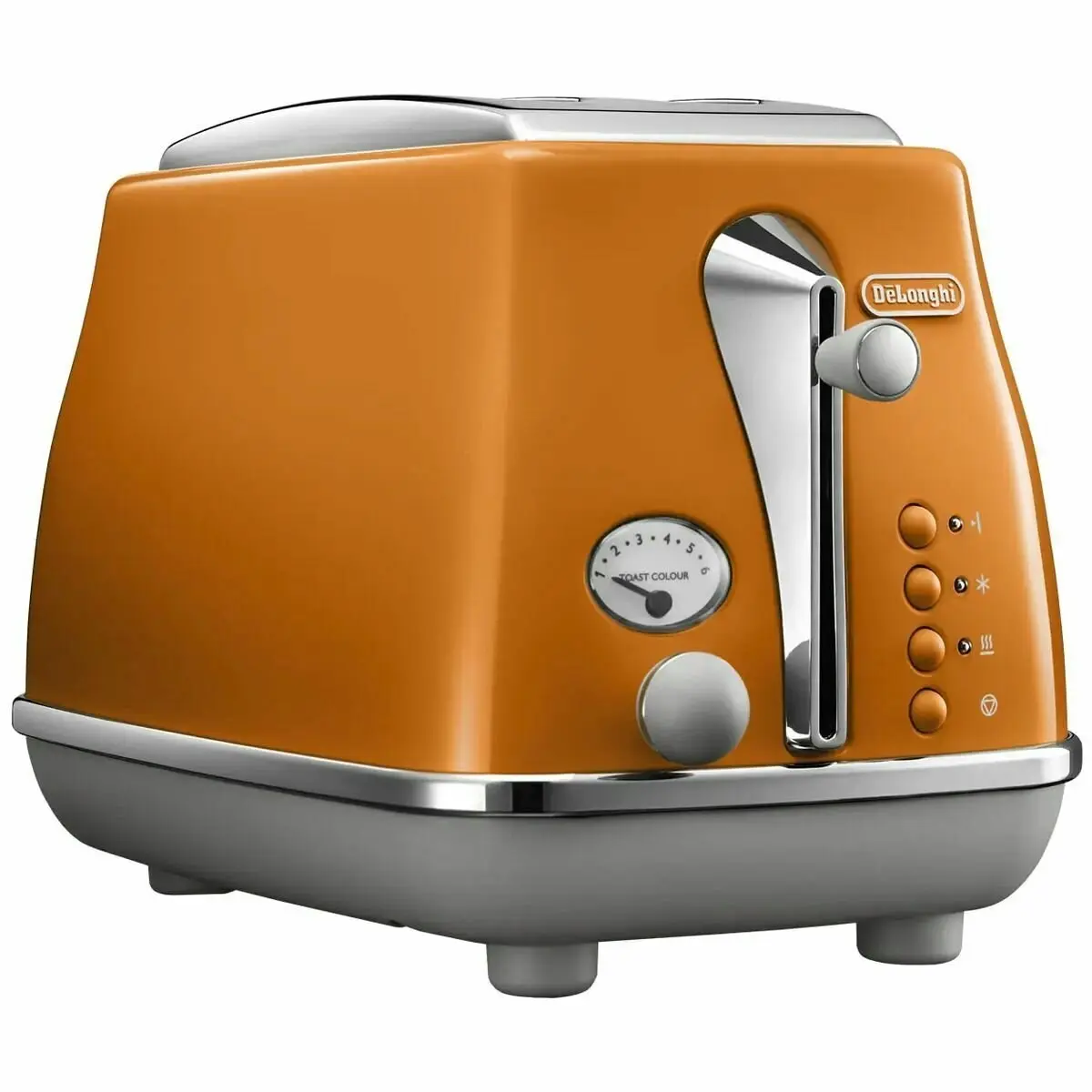 De'Longhi Icona Capitals Two Slice Toaster Rome Orange