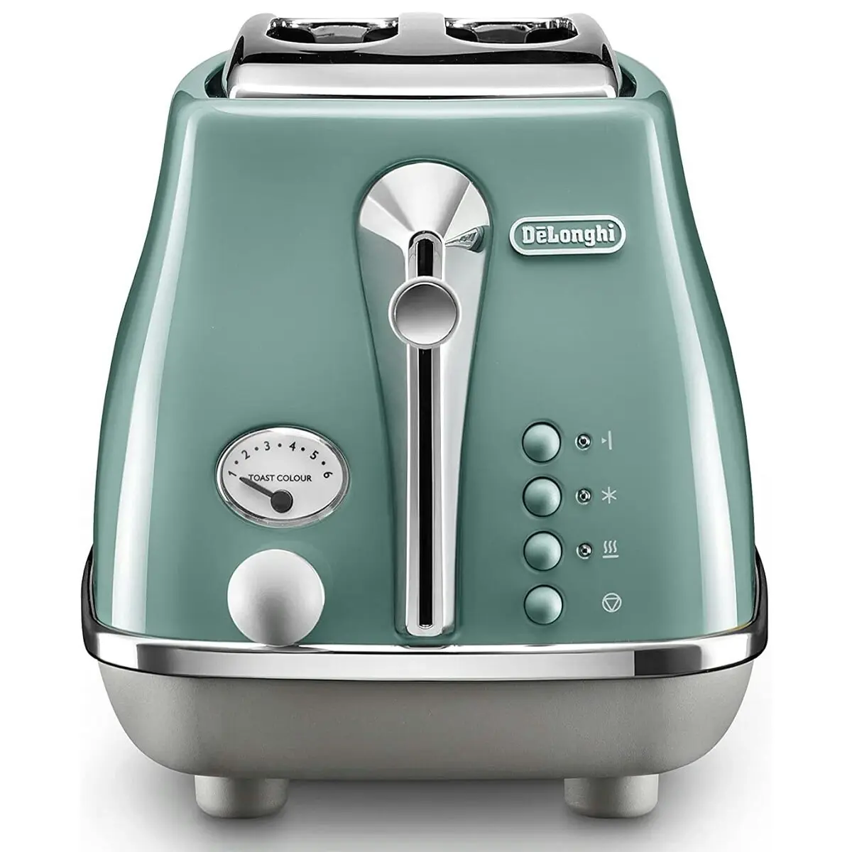 De'Longhi Icona Capitals Two Slice Toaster Toronto Green