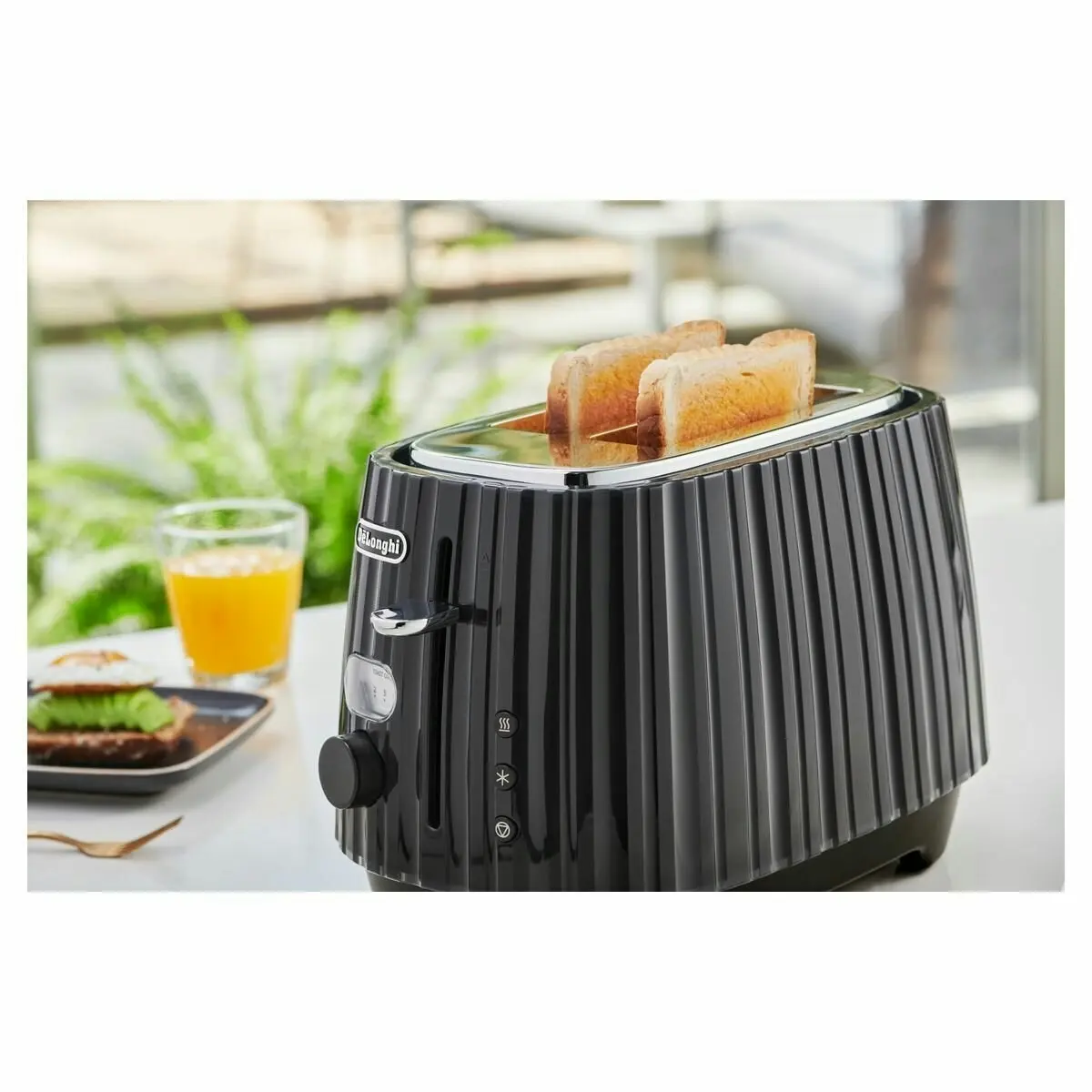 De'Longhi Ballerina 2-Slice Toaster Black