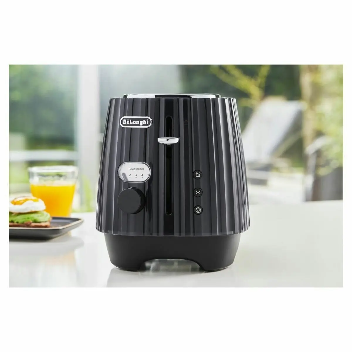 De'Longhi Ballerina 2-Slice Toaster Black