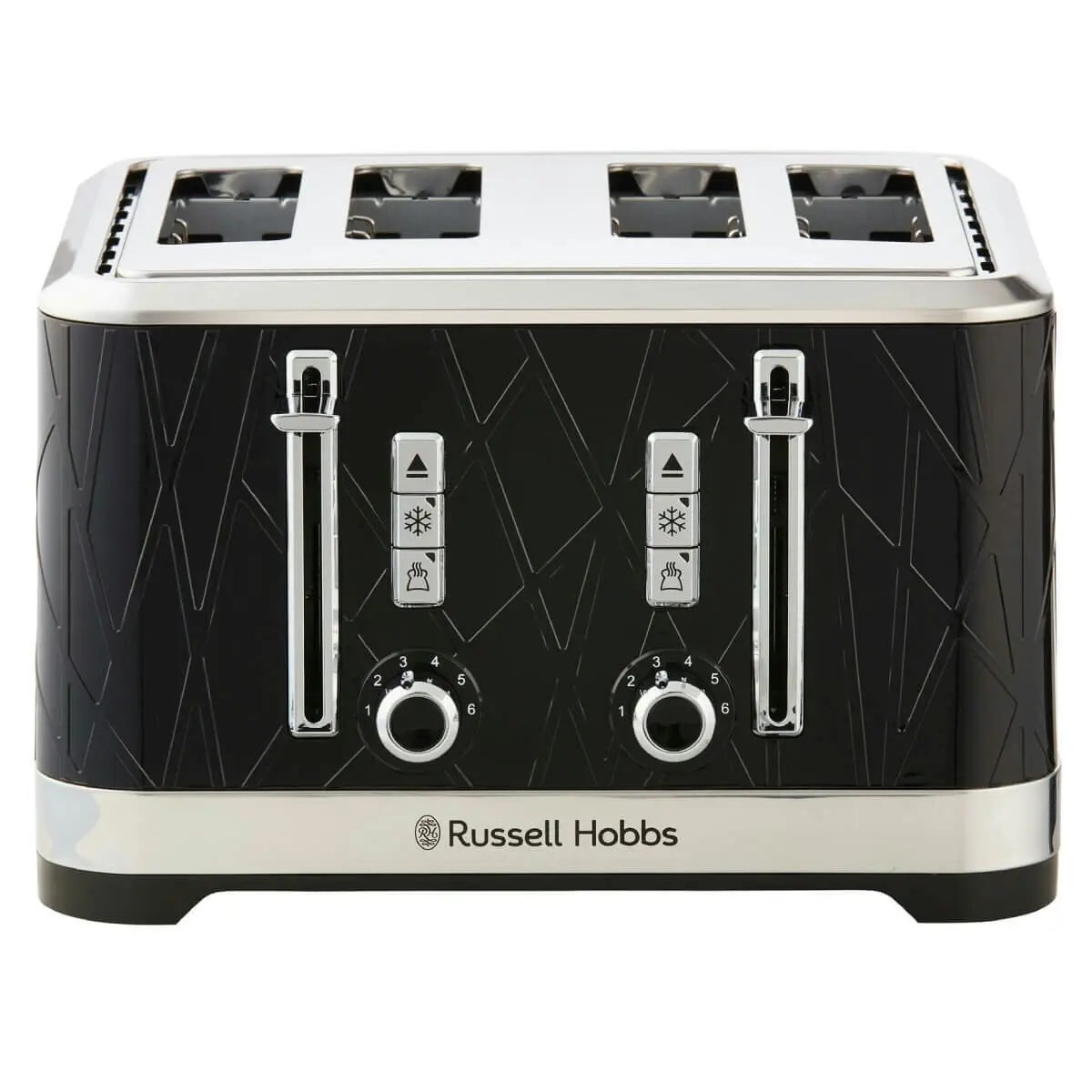 Russell Hobbs Structure 4 Slice Toaster Black