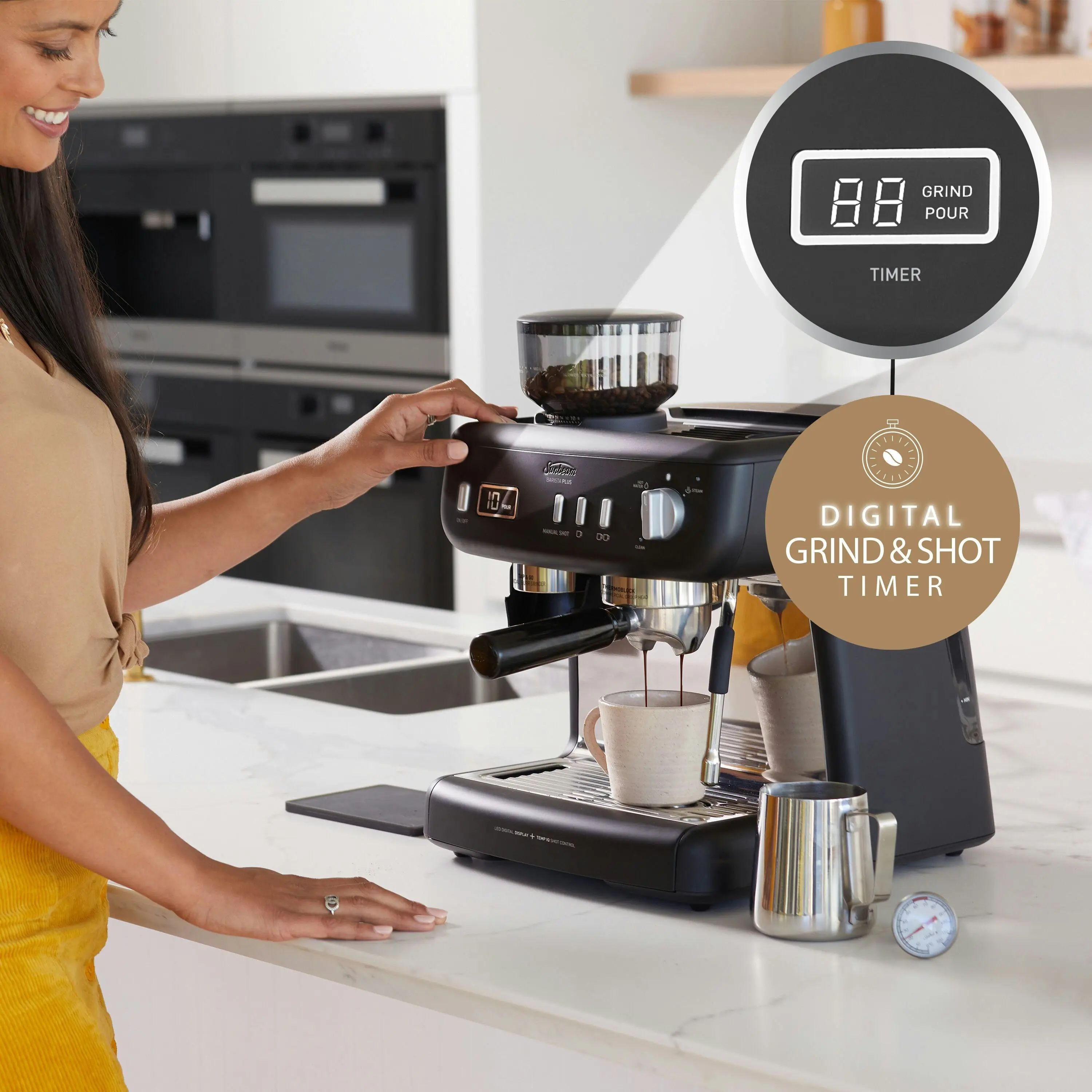 Sunbeam Barista Plus Espresso Machine Black