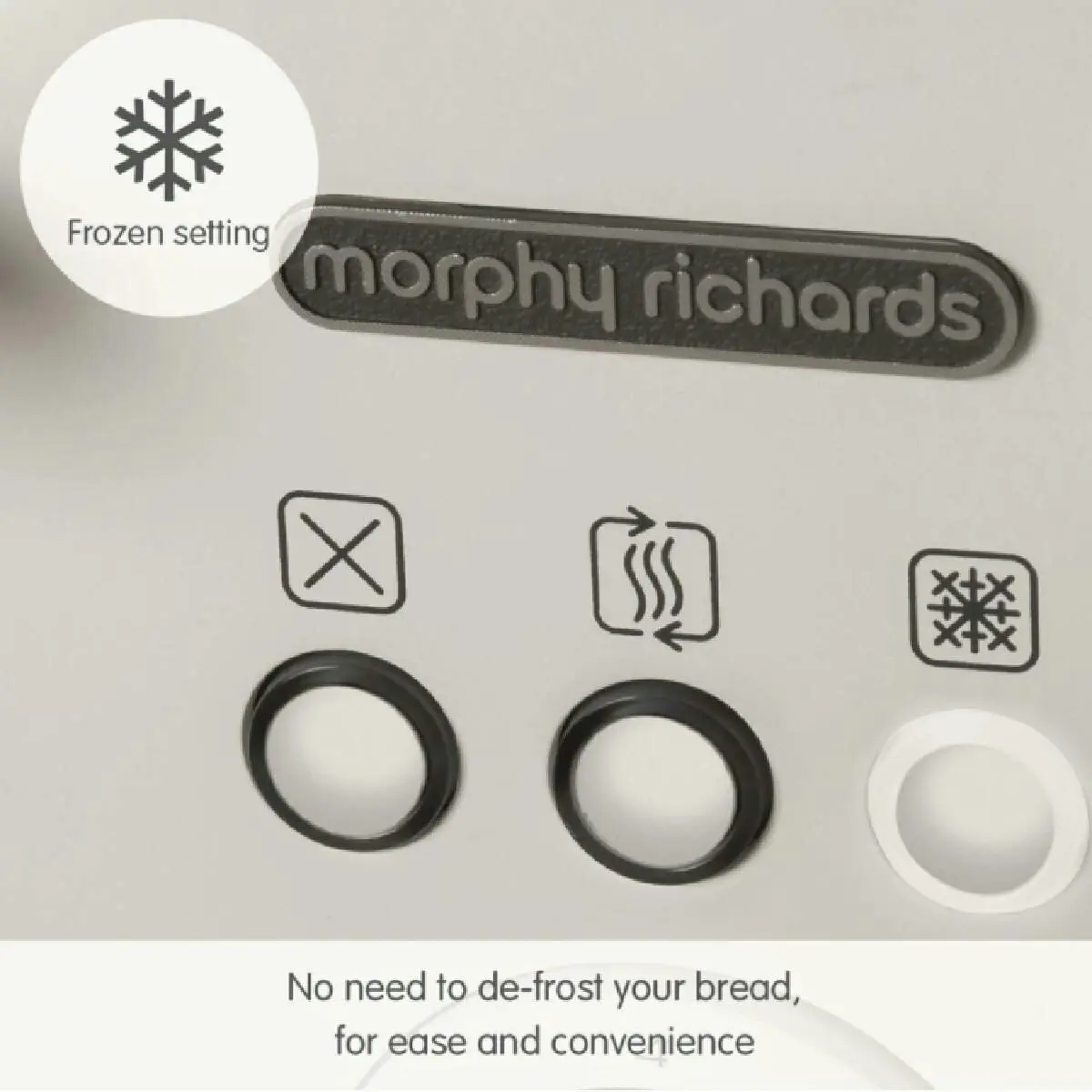 Morphy Richards Illumination 4 Slice Toaster White