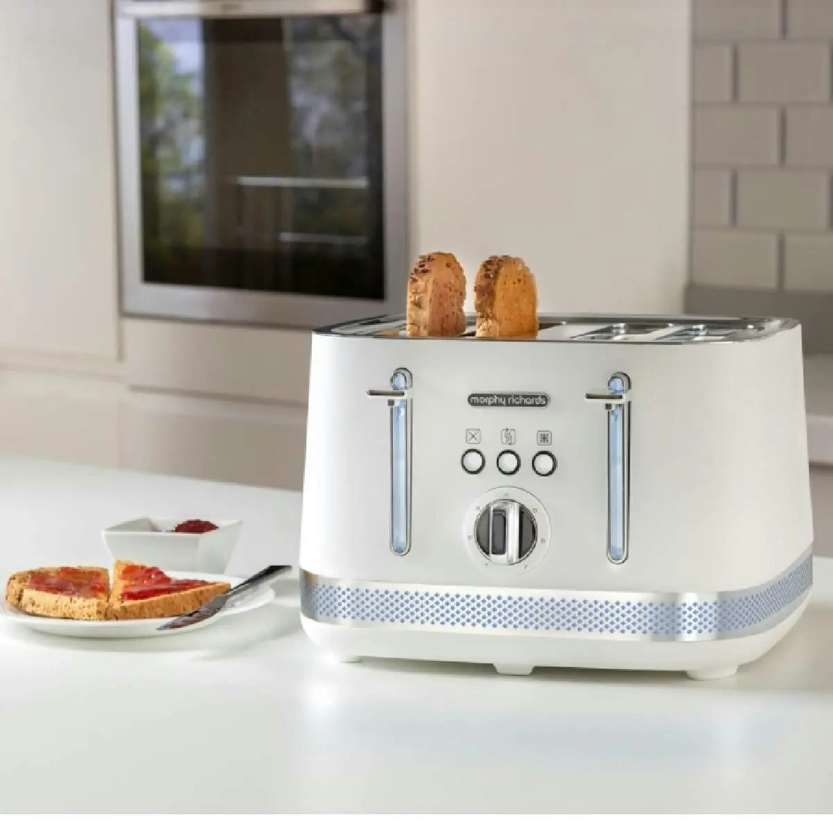 Morphy Richards Illumination 4 Slice Toaster White