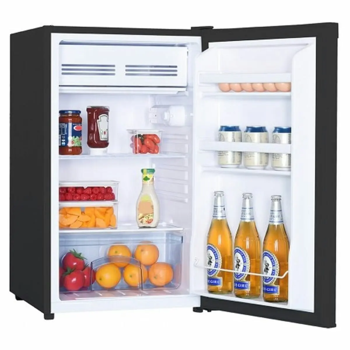 Euromaid 126L Black Bar Fridge