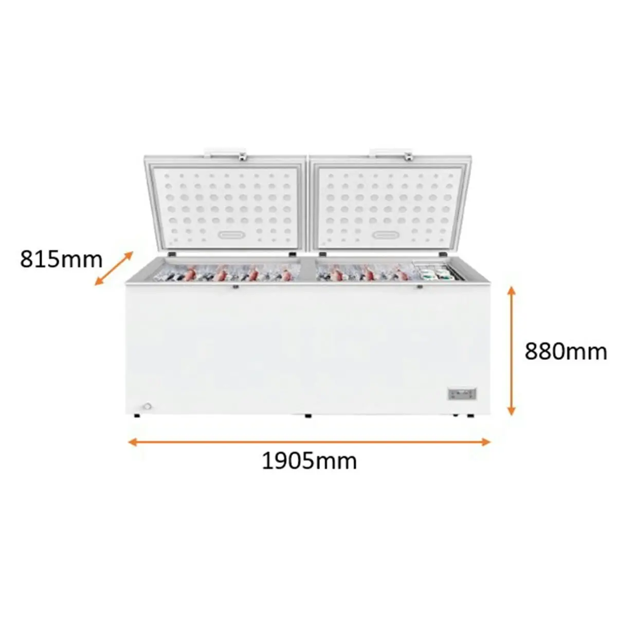 Eurotech 688L Chest Freezer