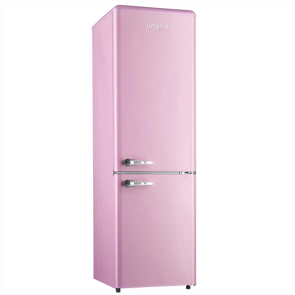 Linarie Annecy 242L Retro Bottom Mount Fridge Pink