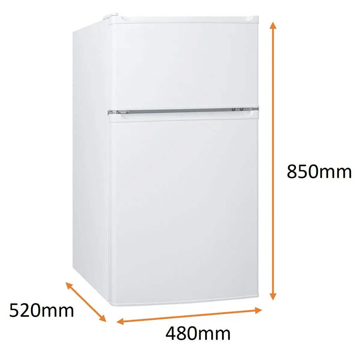 Eurotech 85L Bar Fridge White