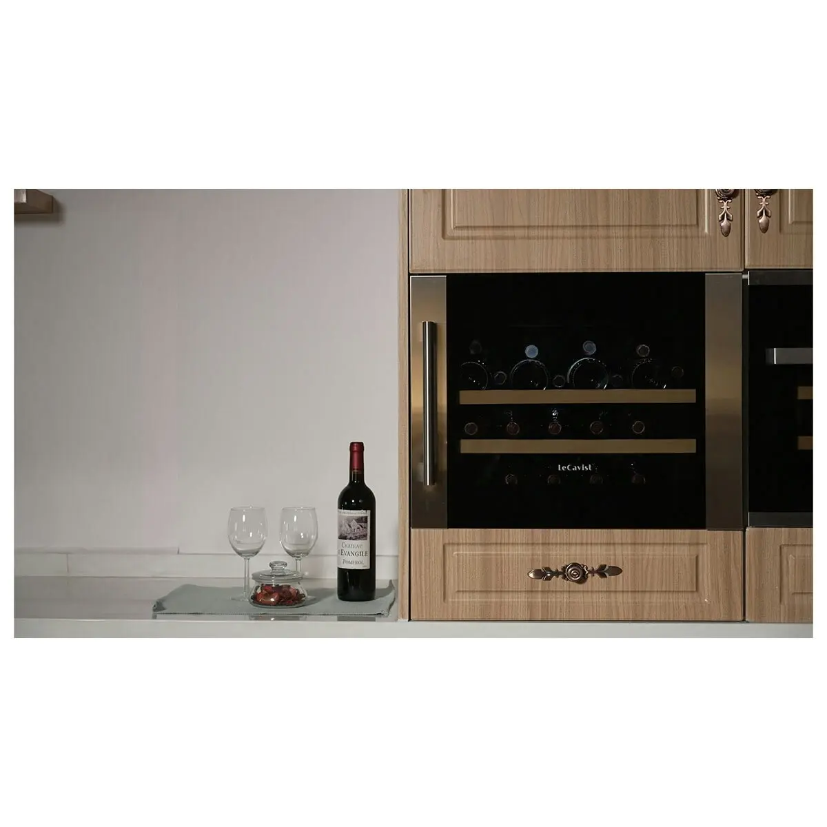 Lecavist Cuvee Pomerol 28 Bottle Built-in Single Zone Wine Fridge