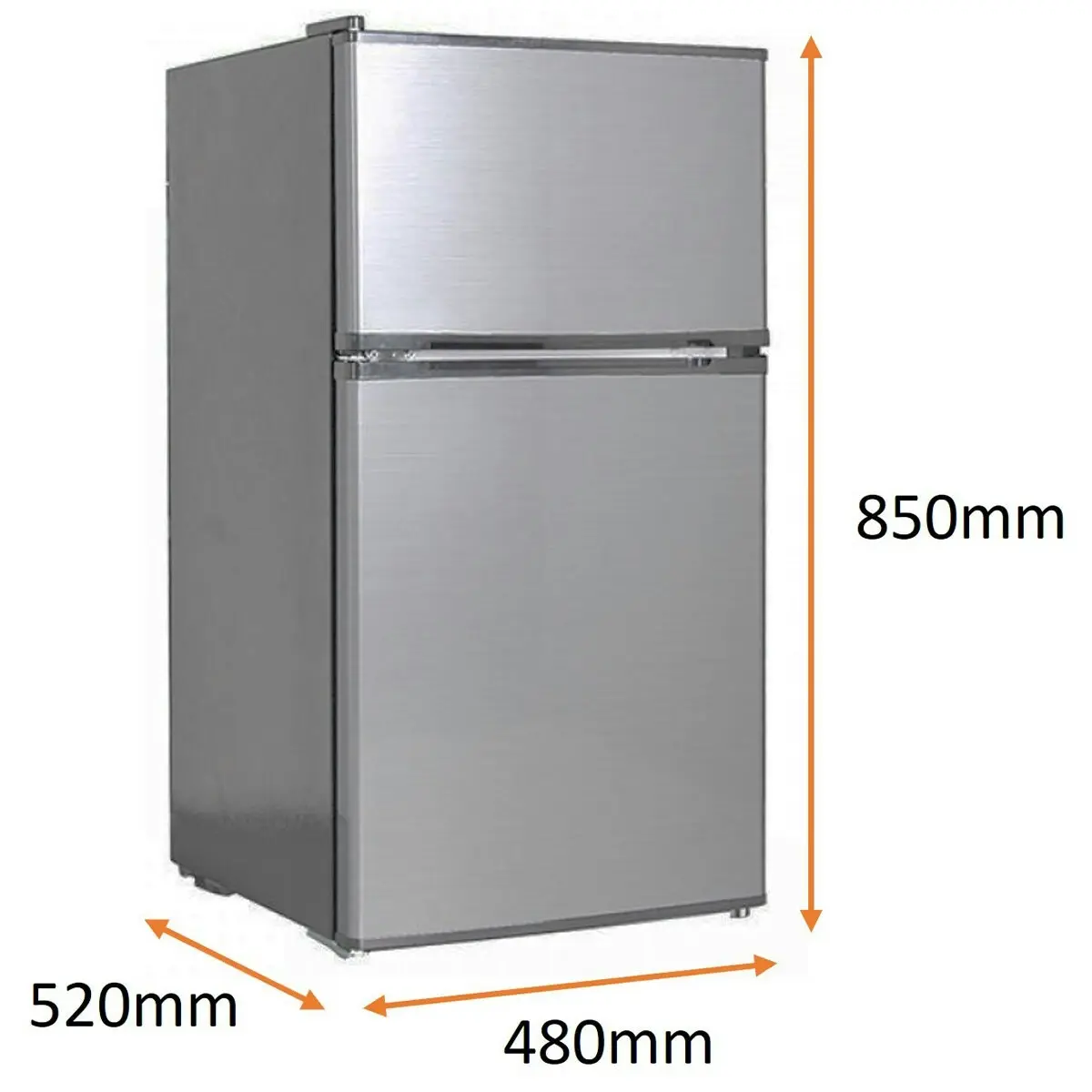 Eurotech 85L Bar Fridge Stainless Steel