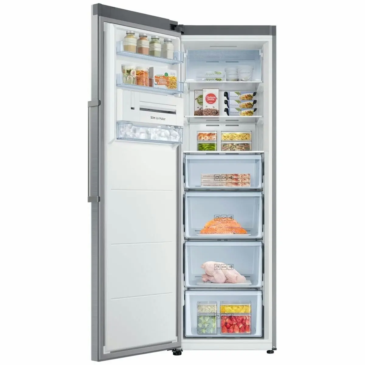 Samsung 323L Single Door Freezer Silver