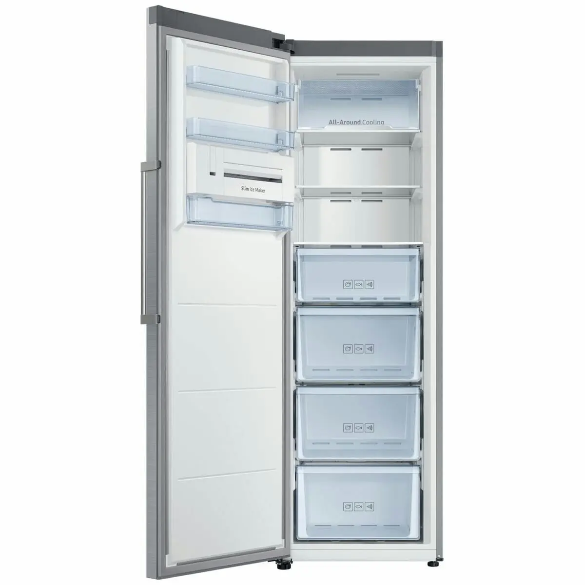 Samsung 323L Single Door Freezer Silver