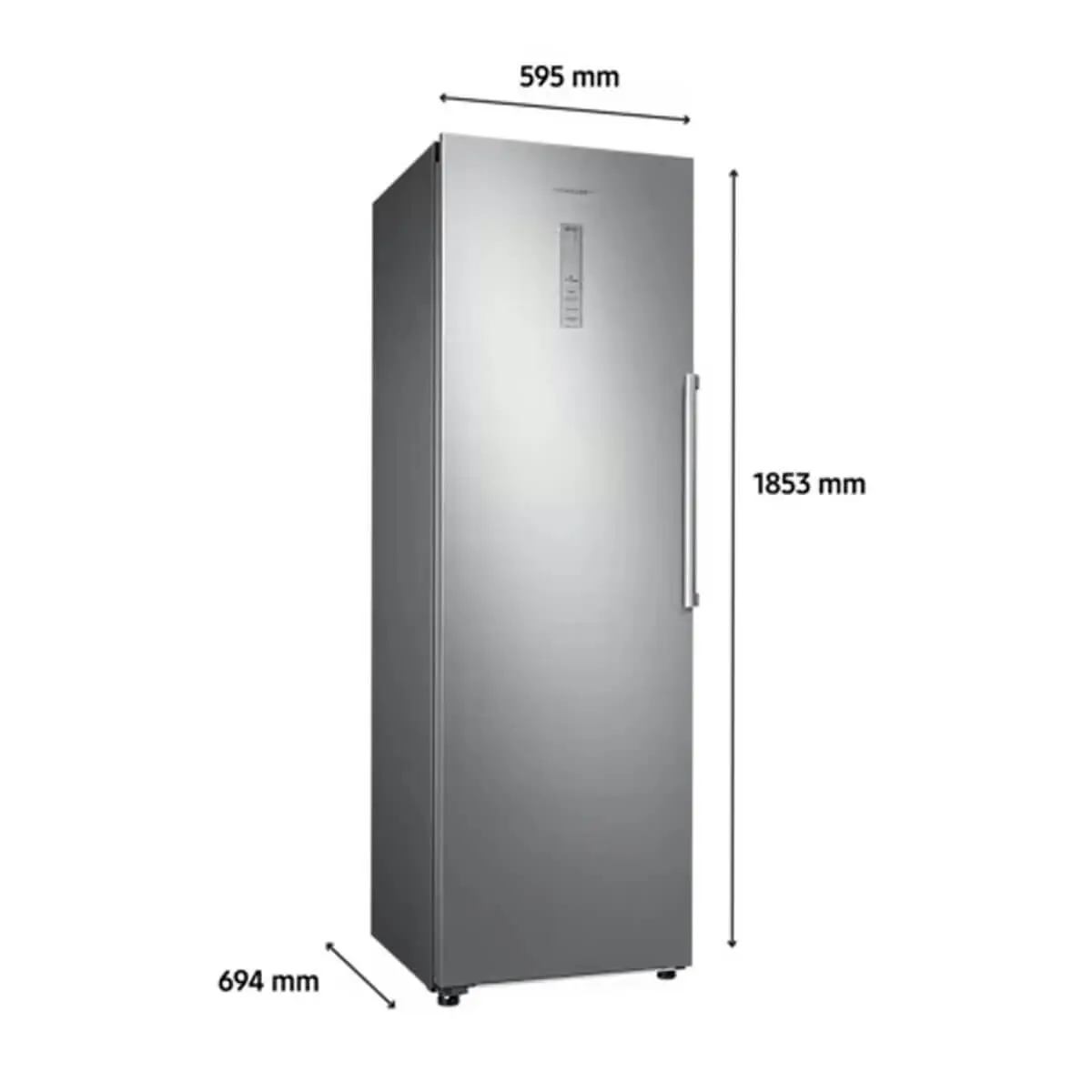 Samsung 323L Single Door Freezer Silver