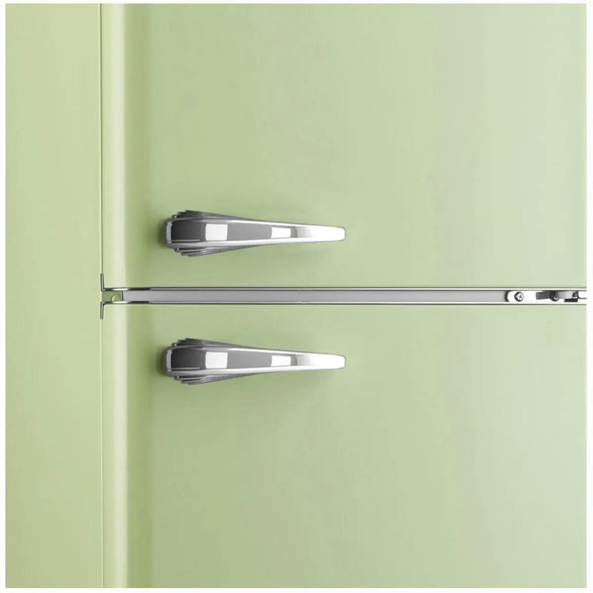 Linarie Annecy 242L Retro Bottom Mount Fridge Green