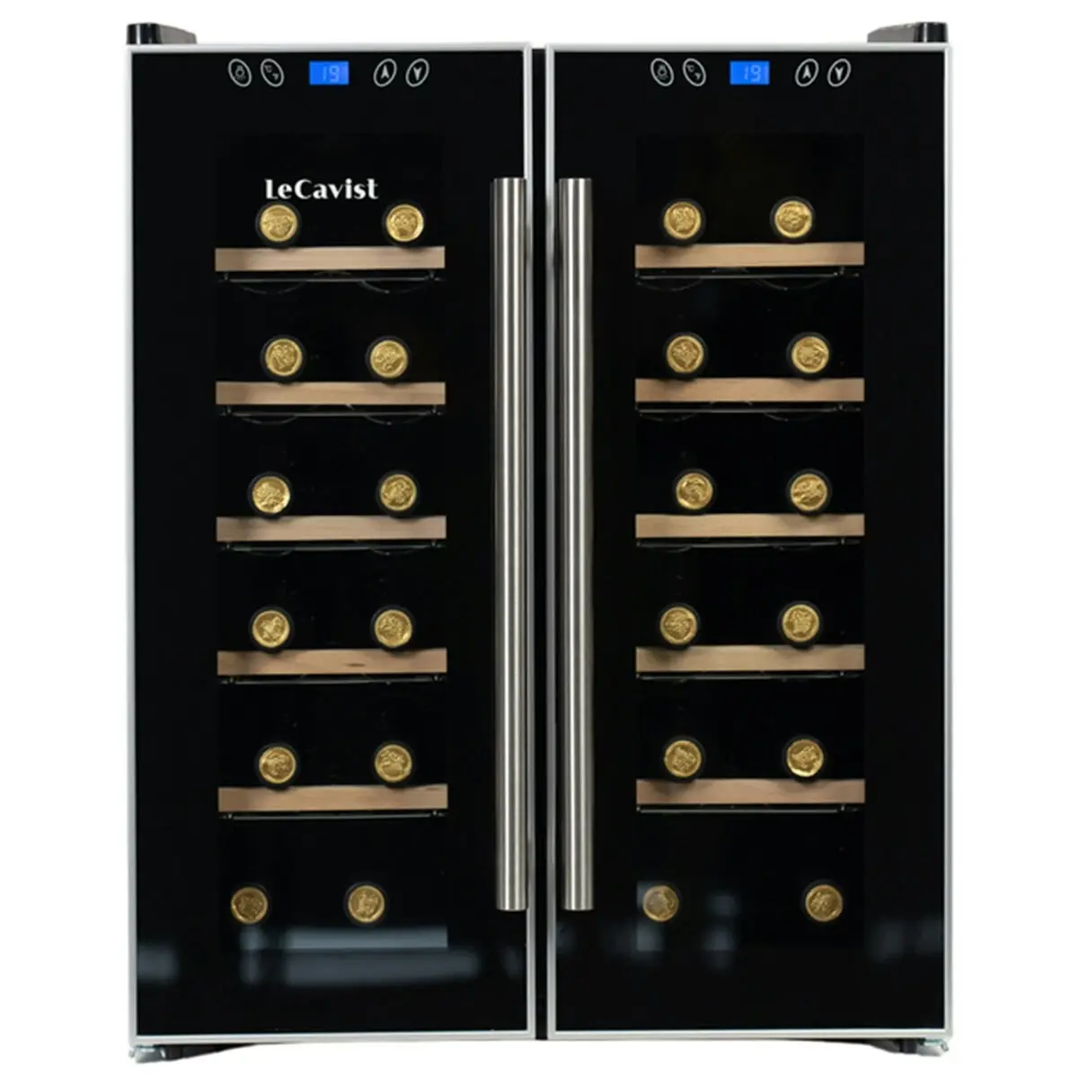 Lecavist 24 Bottle Dual Zone Wine Fridge