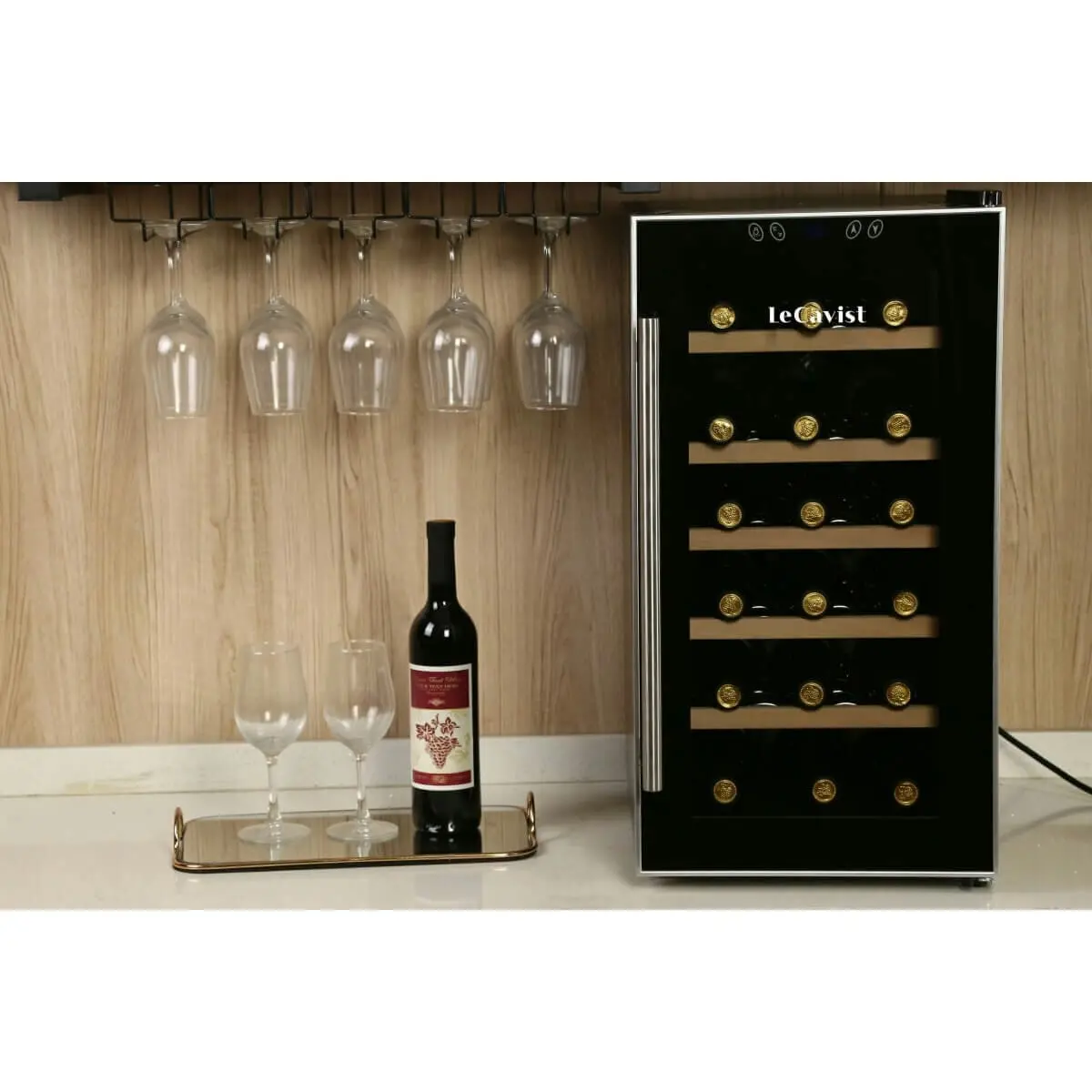 Lecavist 18 Bottle Single Zone Wine Fridge