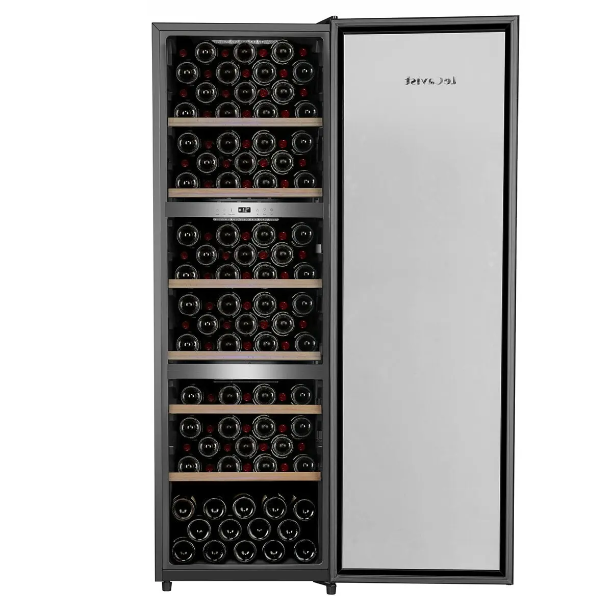 Lecavist 140 Bottle Triple Zone Wine Fridge Black