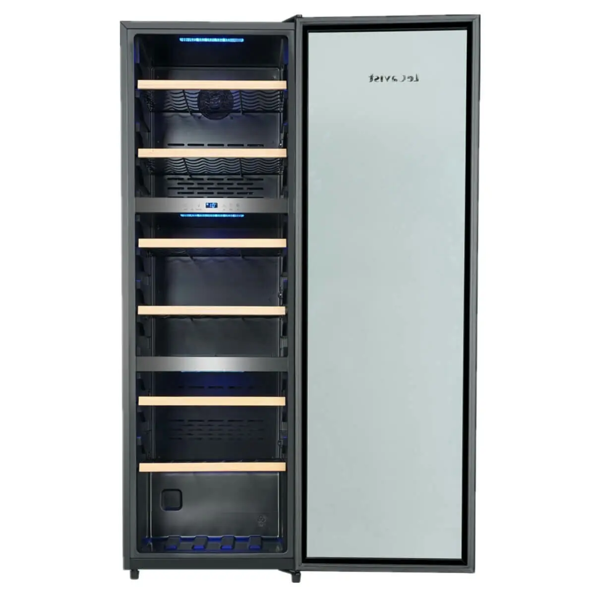 Lecavist 140 Bottle Triple Zone Wine Fridge Black