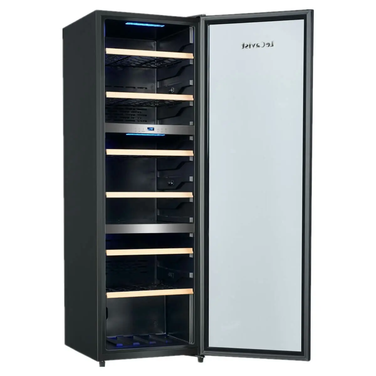 Lecavist 140 Bottle Triple Zone Wine Fridge Black