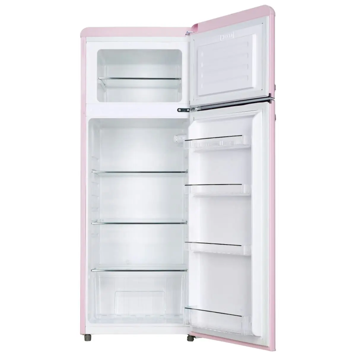 Linarie Valloire 209L Pink Retro Top Mount Fridge - Manual Defrost