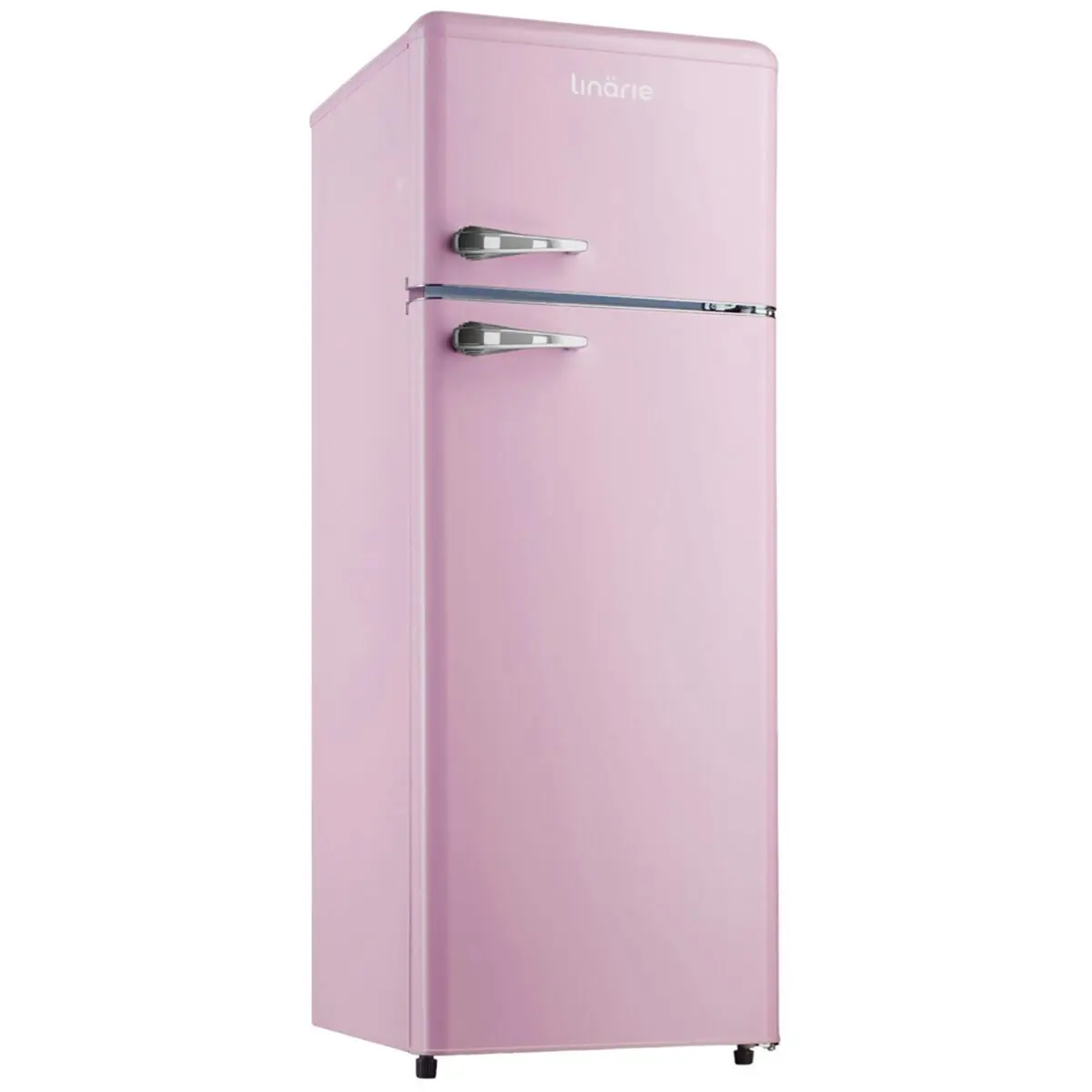 Linarie Valloire 209L Pink Retro Top Mount Fridge - Manual Defrost