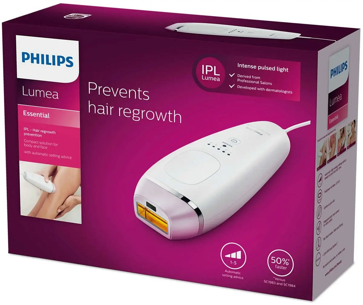 Philips Lumea Essential Hair Removal Device