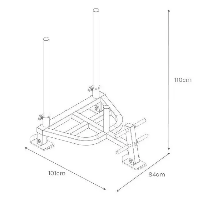 Cortex Commercial Power Sled with Harness