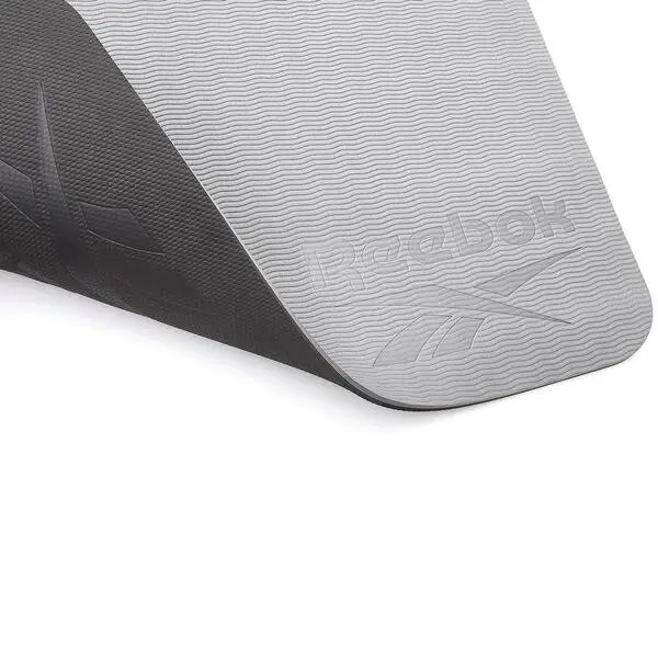 Reebok 6mm Double Sided Yoga Mat Grey