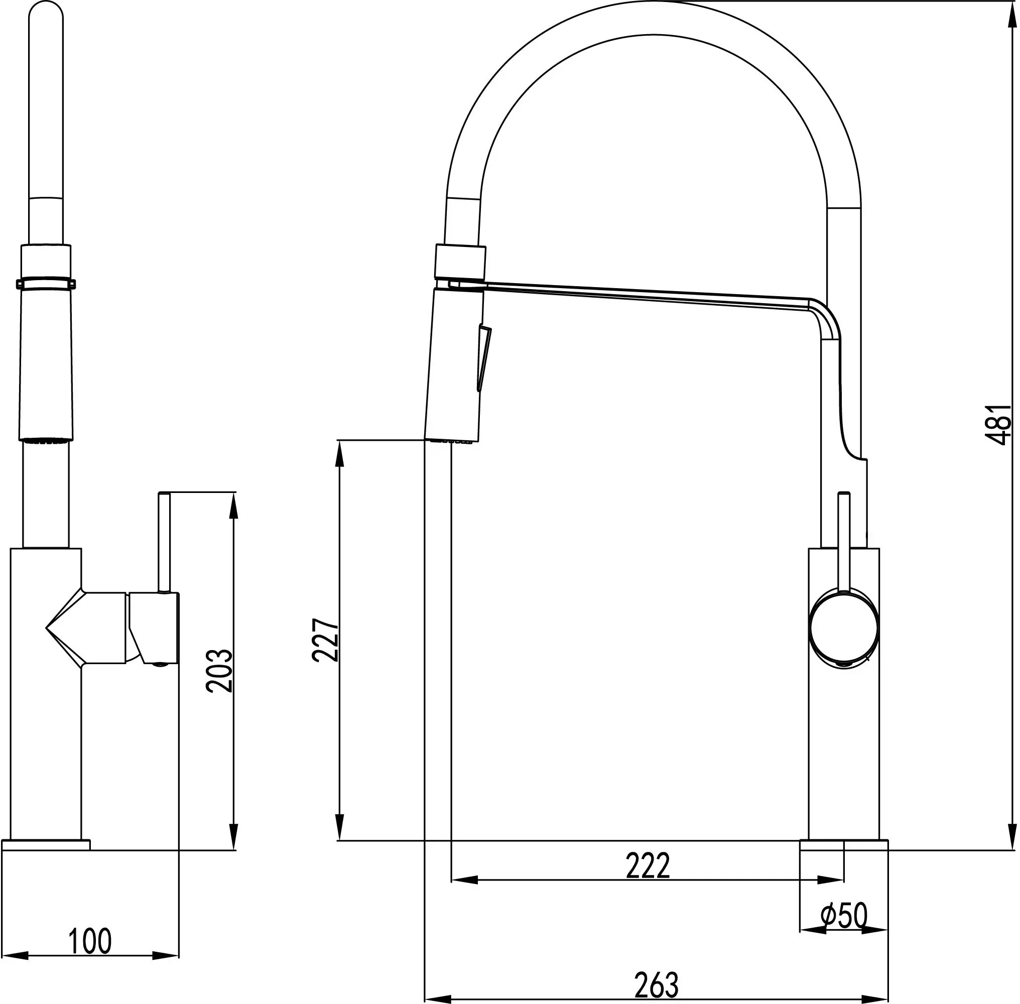 Casa Multifunction Sink Mixer Tap Chrome CASA88-103