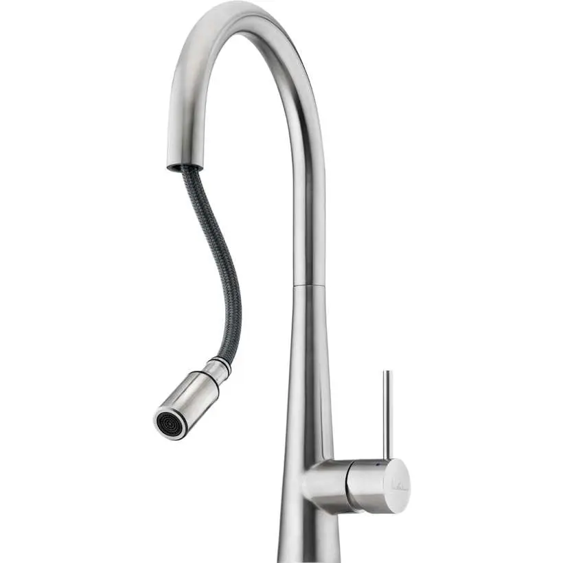 Oliveri Essente Goose Neck Pull Out Mixer Tap SS2525