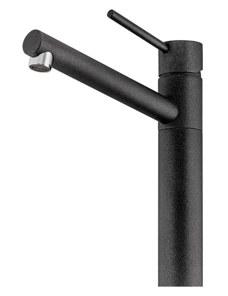 Oliveri Pepe Swivel Santorini Black Mixer Tap PT2010C-ST-BL