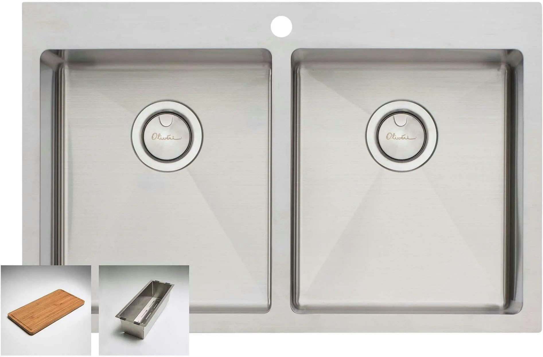 Oliveri Apollo Double Bowl Inset/Undermount/Flush Sink AP1464