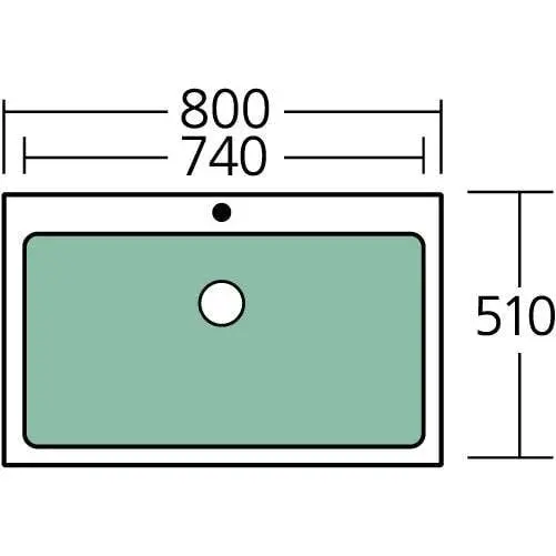 Oliveri Apollo Mega Bowl Inset/Undermount/Flush Sink AP1491