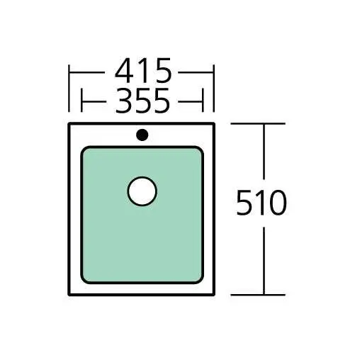 Oliveri Apollo Standard Bowl Inset/Undermount/Flush Sink AP1451