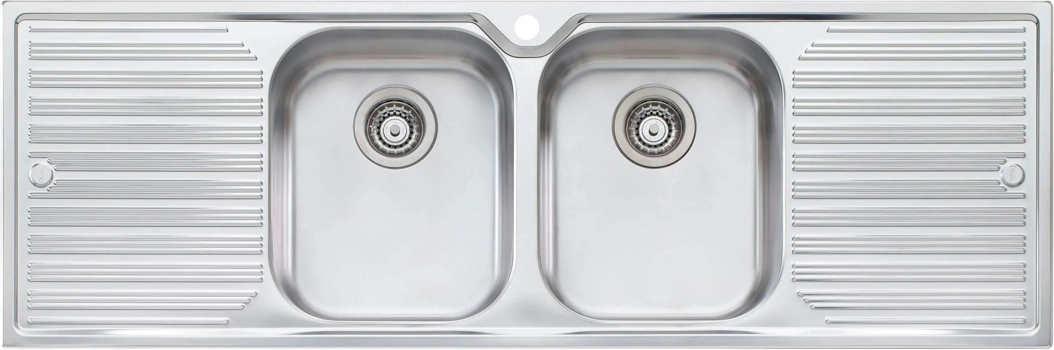 Oliveri Diaz Double Bowl Inset Sink With Double Drainer DZ153